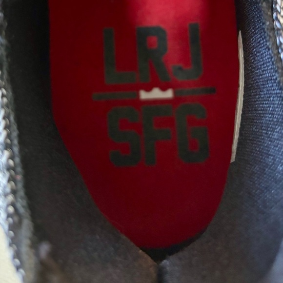 Nike LeBron 16, “Oreo” Black and Gray  Athletic Shoes. - Picture 5 of 6